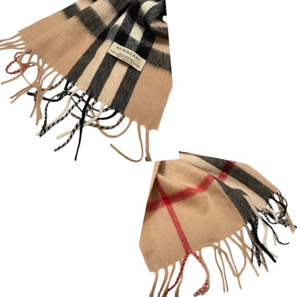 🌺BURBERRY Nova Check Cashmere wool Scarf 🧣BB2 - Picture 10 of 10